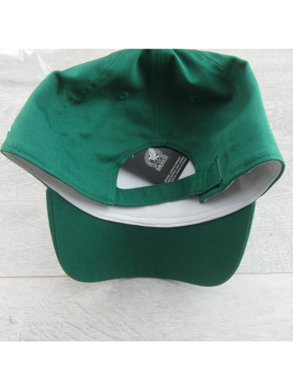 Adidas 3 Stripes Mexico 26 Baseball Cap Hat Men's Adjustable Strapback Green NEW - Picture 10 of 15